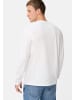 Camel Active fleXXXactive® Langarmshirt aus einem Baumwollmix in Weiß