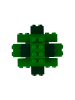 LEGO MOC Minecraft Baum im Pixel-Look - ab 3 Jahren in green