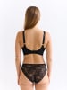 Erlich Textil  SLEEK LACE SLIP in schwarz