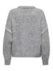 JDY Strickpullover in Light Grey Melange