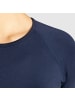 SMILODOX Crop Longsleeve Maysa in Marineblau