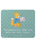 Mr. & Mrs. Panda Mousepad Bauingenieur Held mit Spruch in Meeresbrise