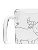 Mr. & Mrs. Panda Gravur Bierkrug Sternzeichen Stier ohne Spruch in Transparent
