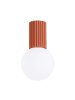 Nice Lamps Plafond ORBITAL 1 red H 21 cm