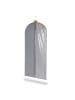 relaxdays 3 x Kleidersack in Grau/ Transparent - (B)58 x (H)135 cm
