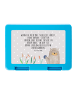 Mr. & Mrs. Panda Aufbewahrungsbox Otter Stein mit Spruch in Grau Pastell