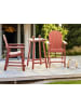 Beliani Stehtisch ADIRONDACK in Rot - (W) 59 x (H) 103 x (L) 60 cm