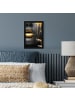 MuchoWow Poster mit Bilderrahmen Gold