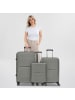 Stratic Shine 4 Rollen Kofferset 3-teilig mit Dehnfalte in grey