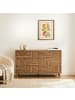 CALICOSY Kommode EDEN in Helles Holz - (W) 120  x (H) 75  x (L) 39  cm
