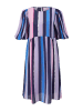 QS Kleid kurz in Blau-mehrfarbig