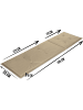 Aspero 2 Polsterauflagen Sonnenliegenauflage in Beige