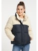 myMo Winterjacke Mit Teddyfell in Marine