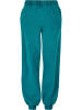Urban Classics Urban Classics Damen Ladies High Waist Stone Washed Sweat Pants in watergreen