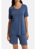 Hanro Schlafanzug Anouk in Slate blue