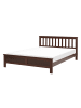 Beliani Doppelbett MAYENNE in Braun - (W) 149 x (H) 88 x (L) 208 cm