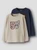 name it Langarmshirt NMMVUX 2P LS TOP in island fossil