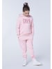 Polo Sylt Hoodie im floralen Logo-Design in Pink