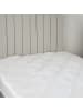 Almina Premium Bettdecke 200x200cm Microfaser Steppdecke - Komfortables in Weiß