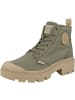 Palladium Schnürboots Pallabase Twill in gruen