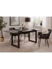 Furn.Design Esstisch grau Schiefer 160 - 200 cm, Küchentisch ausziehbar