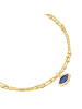 Glanzstücke München Armband Sterling Silber gelbgold Zirkonia blau in gelbgold