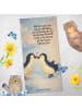 Mr. & Mrs. Panda Strandtuch Pinguine Kuss Design mit Spruch in Grau Pastell