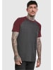 Urban Classics Urban Classics T-Shirts in cha/burgundy