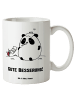 Mr. & Mrs. Panda Weiße Tasse Panda Gute Besserung mit Spruch in Weiß