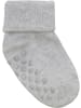 Minymo Kinder Socken "Baby Rib Sock with Abs (2-Pack)" in Grau
