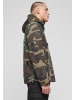 Brandit Windbreaker in olive camo