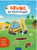 ars edition Buch - Mitmach-Stickerbuch - Bruno, der kleine Bagger
