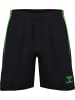 Hummel Verstellbare Taille Kurze Hose Hmllead Herren in BLACK/GREEN GECKO