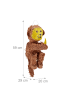 relaxdays 2 x Pinata Affe in Braun