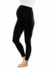 neun 9 monate Umstandsleggings in schwarz