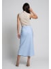 Usha Women Skirt in light blue rose