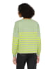 CARTOON Strickpullover mit U-Boot-Ausschnitt in Green/Yellow