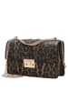 Seidenfelt Roros East-West - Umhängetasche 23 cm (black) in leo brown