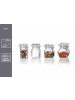 Ritzenhoff & Breker 12er Set Vorratsgläser Spicy 130 ml transparent in transparent