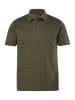 Men Plus Poloshirt in dunkles olive