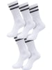 Urban Classics Basic Socks in white/black