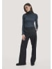 Hessnatur Wollhose Straight Leg in schwarz