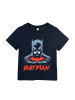 Batman T-Shirt DC Kurzarm in Dunkel-Blau