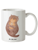 Mr. & Mrs. Panda XL Tasse Otter Muschel ohne Spruch in Weiß