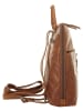 SPIKES & SPARROW Rucksack echt Leder in cognac