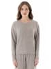 Organication Longsleeve "WOR22206" in Brown Melange