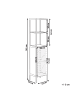Beliani Badezimmerregal OWASSO in Weiß - (W) 32 x (H) 145 x (L) 30 cm