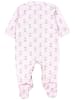 TupTam Baby Mädchen Schlafstrampler mit Fuß 3er Pack in pink Modell 2