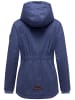 Marikoo Winterjacke Bikoo in Blue Violet with black fur
