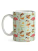Mr. & Mrs. Panda Tasse Herbst Pilze ohne Spruch in Grün